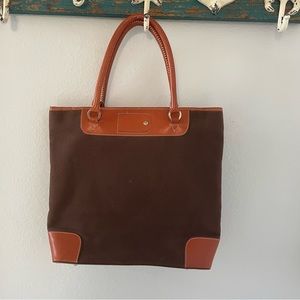 ECLETTICA tote.  Great stitching in handles.  Fits laptop.  Used once.